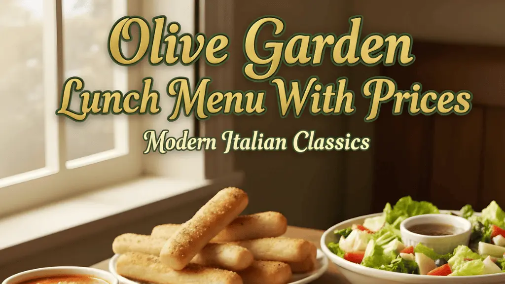 Olive Garden Lunch Menu With Prices